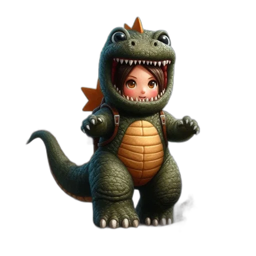 dragon, creature, animal, 3d render transparent PNG cut-out