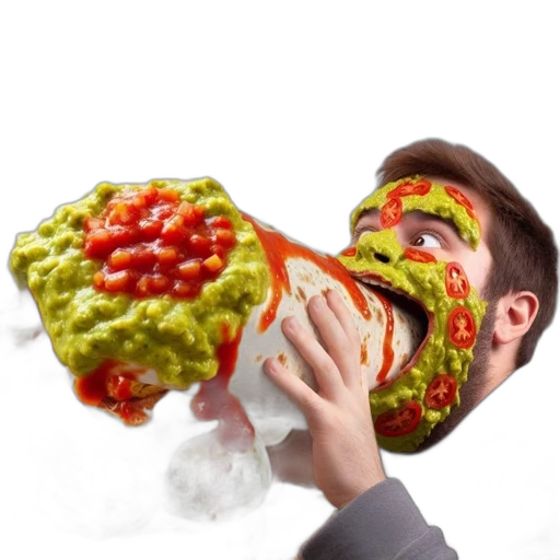 food, mask, creature, face transparent PNG cut-out