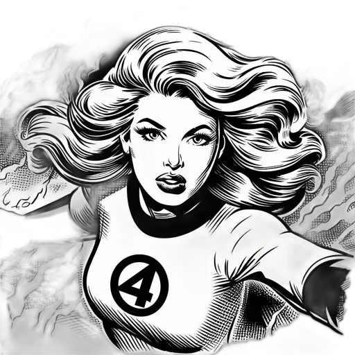 comic book art, cartoon, concept art, pencil sketch transparent PNG cut-out
