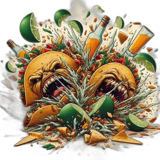food, mask, crown, photorealistic transparent PNG cut-out