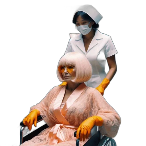 mask, robot, hair, face transparent PNG cut-out