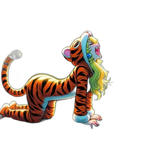 animal, creature, concept art, 3d render transparent PNG cut-out