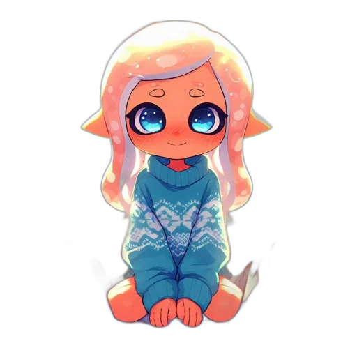 creature, dress, staff, pixel art transparent PNG cut-out