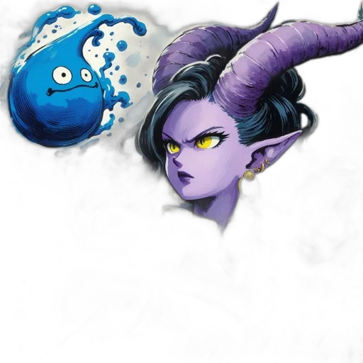 dragon, staff, mask, creature transparent PNG cut-out