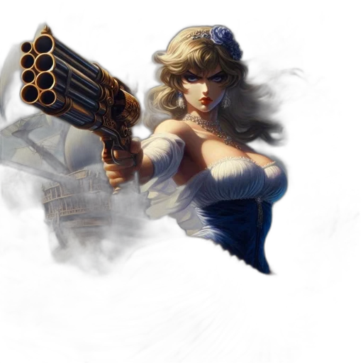 weapon, sword, staff, dress transparent PNG cut-out