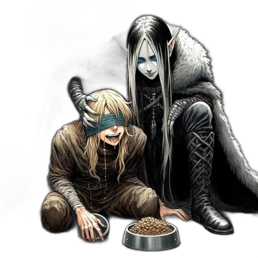 food, mask, comic book art, concept art transparent PNG cut-out