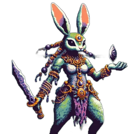 staff, creature, mask, jewelry transparent PNG cut-out