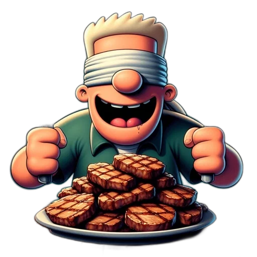 food, 3d render, concept art, pixel art transparent PNG cut-out
