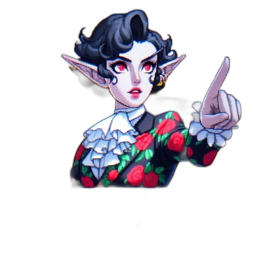 staff, flower, jewelry, crown transparent PNG cut-out