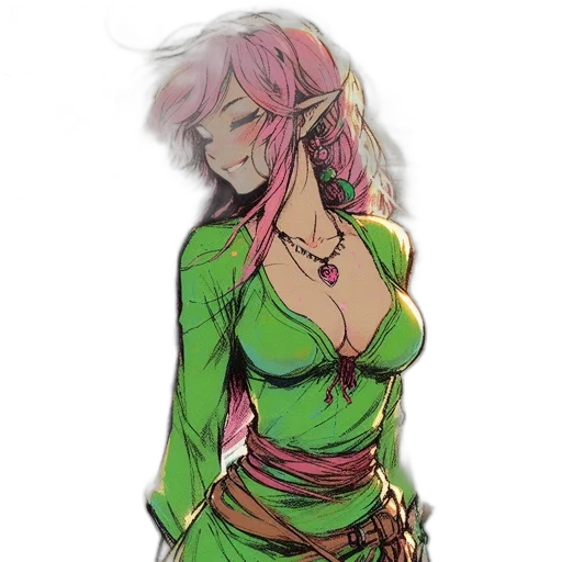 dress, jacket, staff, mask transparent PNG cut-out