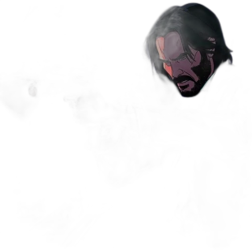 face, mask, weapon, creature transparent PNG cut-out
