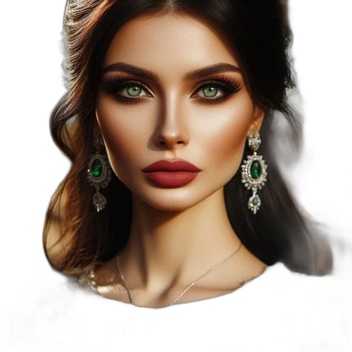 jewelry, face, crown, dress transparent PNG cut-out