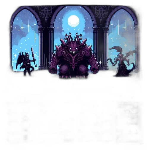 creature, concept art, pixel art, fantasy art transparent PNG cut-out