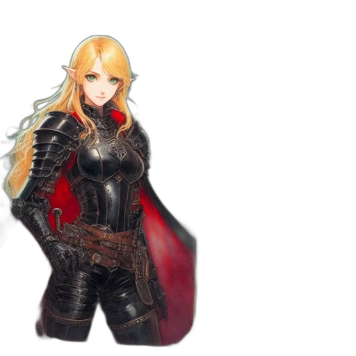 weapon, sword, jacket, fantasy art transparent PNG cut-out