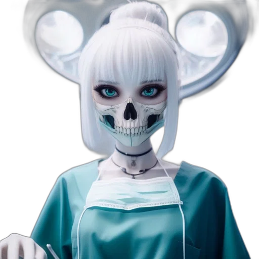 mask, face, staff, robot transparent PNG cut-out