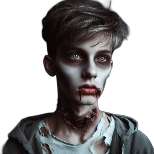 face, creature, photorealistic, concept art transparent PNG cut-out