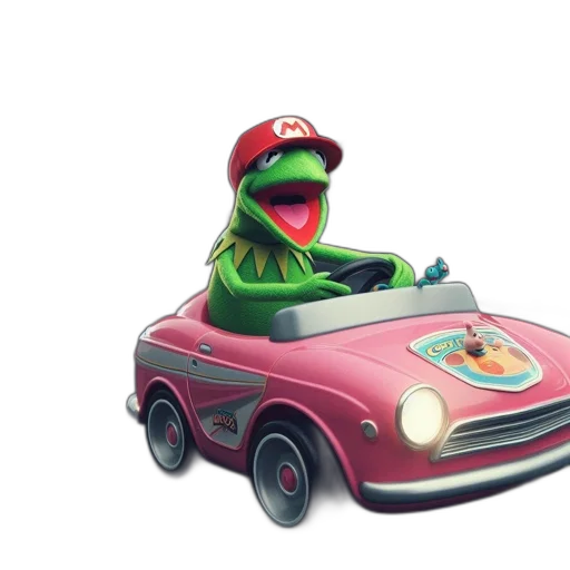 car, animal, concept art, 3d render transparent PNG cut-out