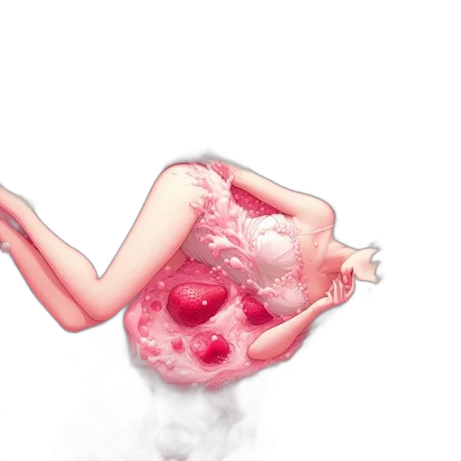 dress, food, creature, hair transparent PNG cut-out