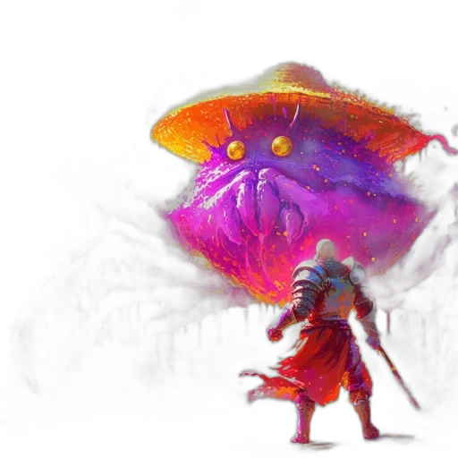 umbrella, creature, mask, dragon transparent PNG cut-out