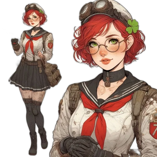 staff, dress, jacket, concept art transparent PNG cut-out
