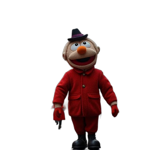 jacket, staff, hat, animal transparent PNG cut-out