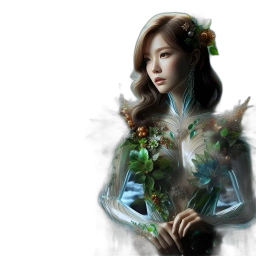 fantasy art, photorealistic, concept art, oil painting transparent PNG cut-out
