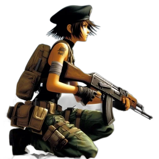 weapon, concept art, pixel art, comic book art transparent PNG cut-out