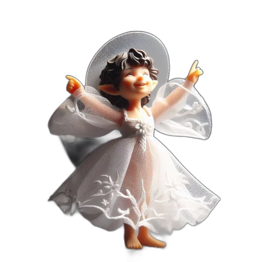 dress, jewelry, crown, 3d render transparent PNG cut-out