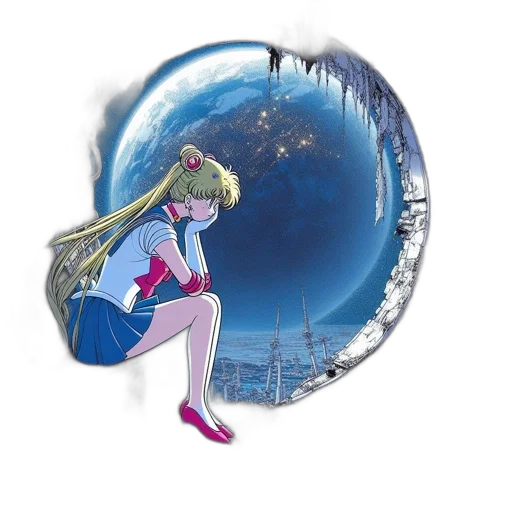 umbrella, dress, staff, anime transparent PNG cut-out