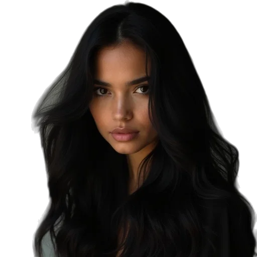hair, face, crown, jewelry transparent PNG cut-out