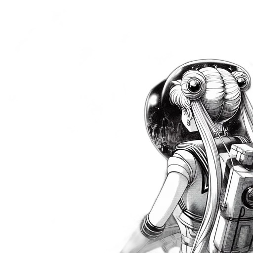 robot, weapon, comic book art, concept art transparent PNG cut-out