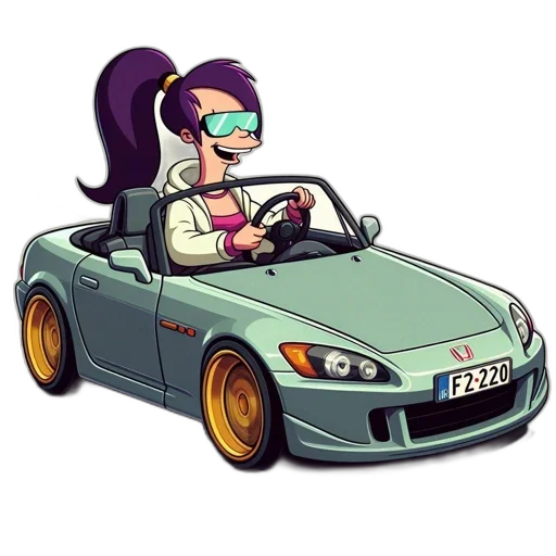 car, cartoon, pixel art, concept art transparent PNG cut-out