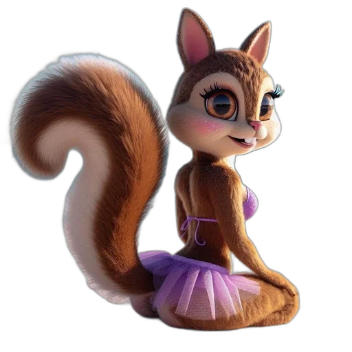 animal, dress, staff, creature transparent PNG cut-out
