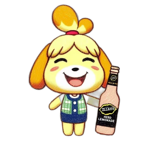 bottle, animal, food, pixel art transparent PNG cut-out