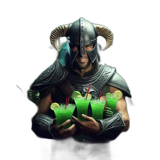 dragon, mask, weapon, staff transparent PNG cut-out