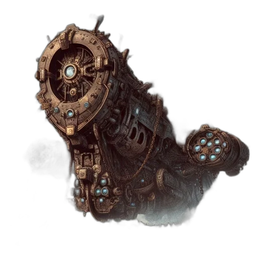 robot, weapon, staff, creature transparent PNG cut-out