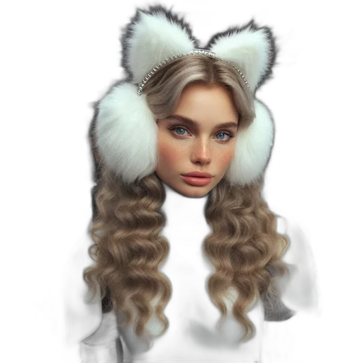 hat, hair, face, animal transparent PNG cut-out