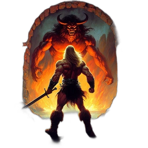 dragon, sword, fantasy art, concept art transparent PNG cut-out