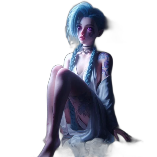 dress, face, creature, robot transparent PNG cut-out
