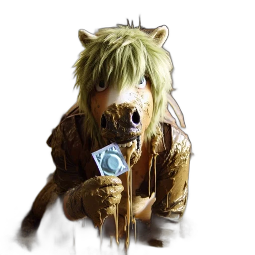 mask, animal, staff, creature transparent PNG cut-out