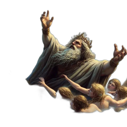 creature, concept art, fantasy art, 3d render transparent PNG cut-out