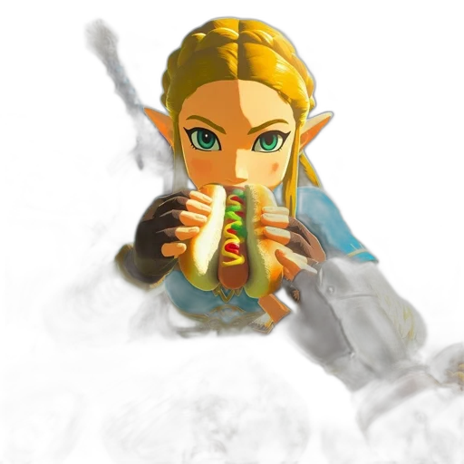 food, staff, weapon, pixel art transparent PNG cut-out