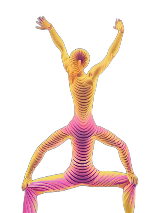 staff, 3d render, concept art, vaporwave transparent PNG cut-out