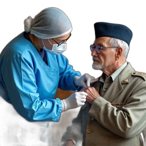 staff, healthcare, worker, blue transparent PNG cut-out