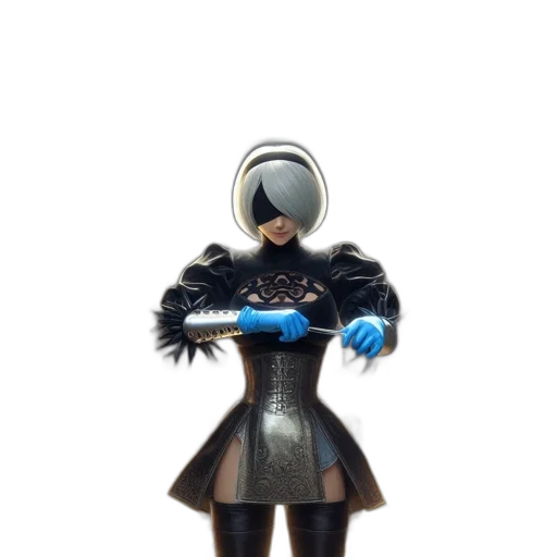 robot, dress, mask, jacket transparent PNG cut-out