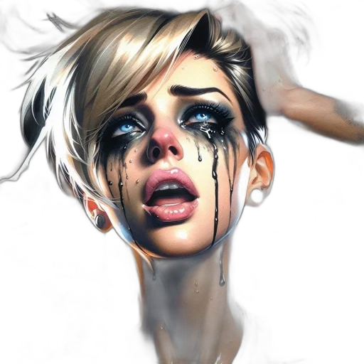 face, mask, photorealistic, concept art transparent PNG cut-out