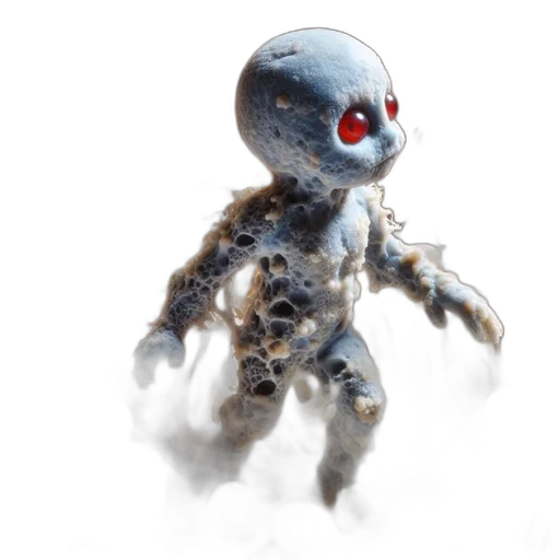 robot, creature, concept art, 3d render transparent PNG cut-out
