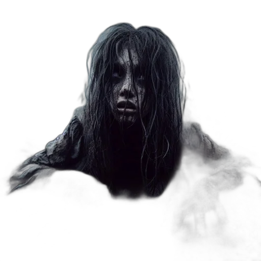face, creature, mask, hair transparent PNG cut-out