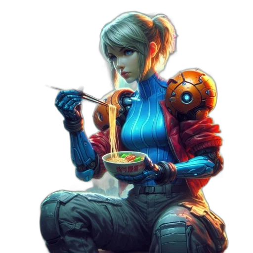 food, staff, robot, concept art transparent PNG cut-out