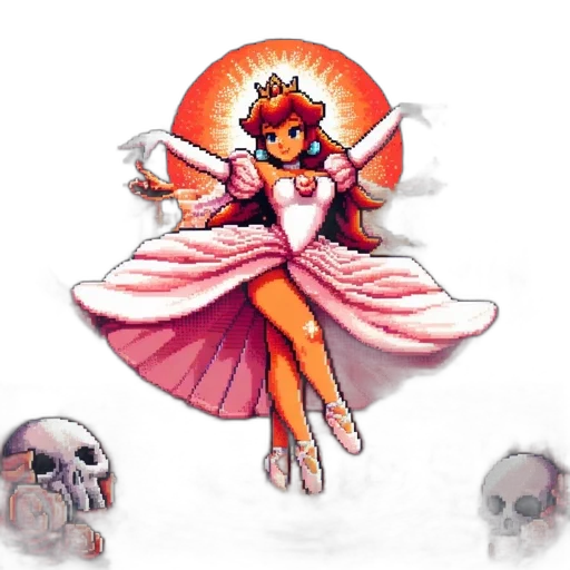 staff, dress, concept art, pixel art transparent PNG cut-out